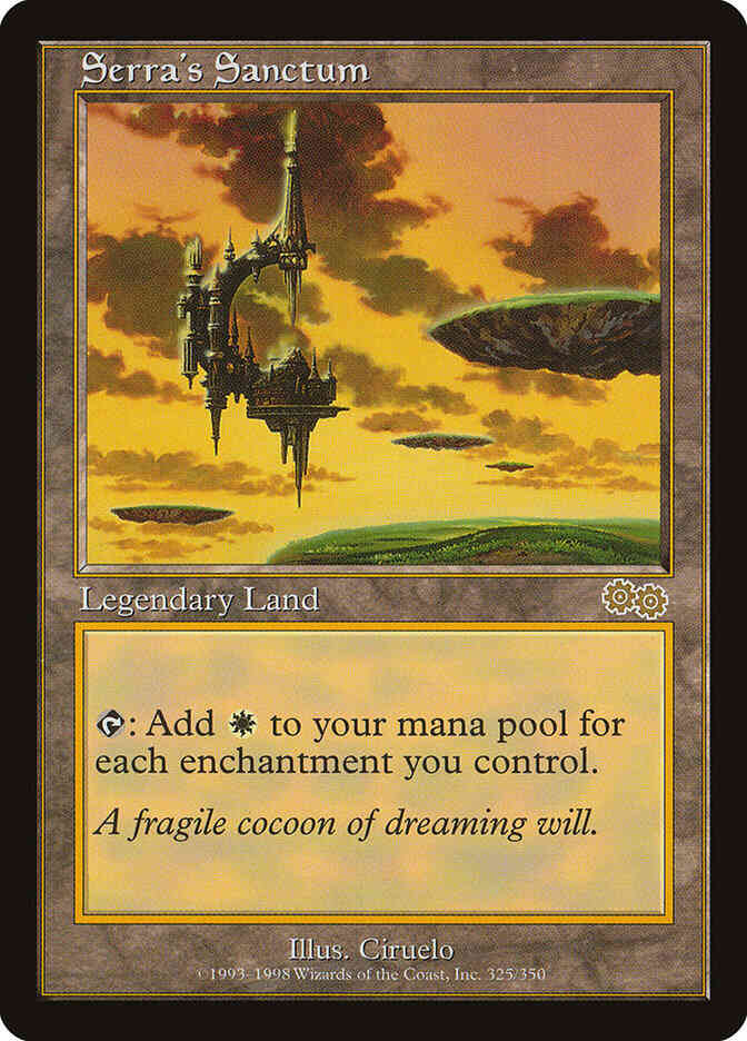 Serra's Sanctum マジック：ザ・ギャザリング Serra's Sanctum Japanese Urza's Saga USG mtg SP | eBay