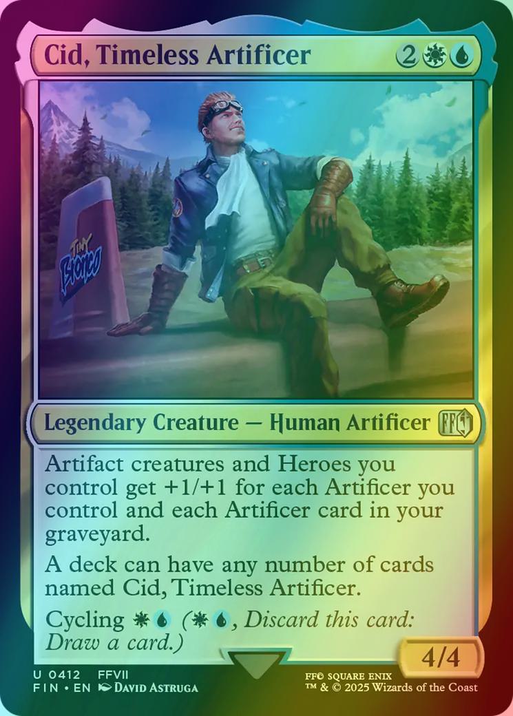 Cid, Timeless Artificer [412] [FFVII] [FINAL FANTASY] [Foil] – Face to Face  Games