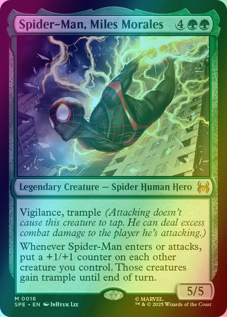 miles morales mtg card Miles Morales (#200) (borderless)