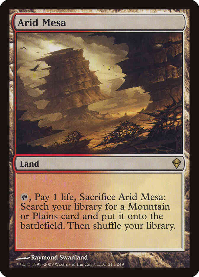 Arid Mesa [211] [Zendikar] [Non-Foil] – Face to Face Games