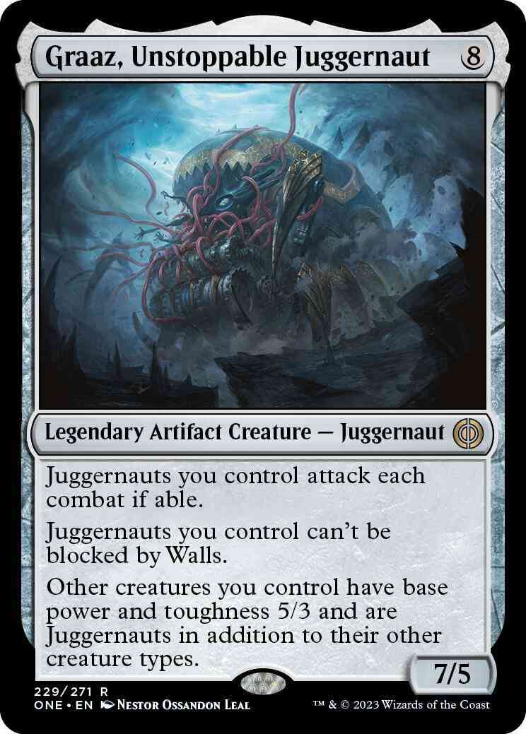Graaz, Unstoppable Juggernaut [229] [Phyrexia: All Will Be One