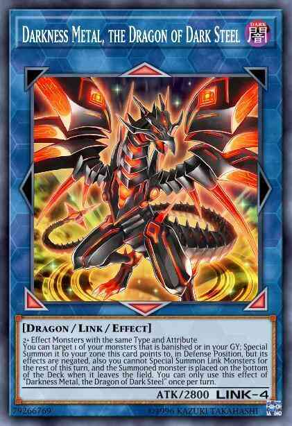 Darkness Metal, the Dragon of Dark Steel - JUMP-EN087 - Ultra Rare - Limited