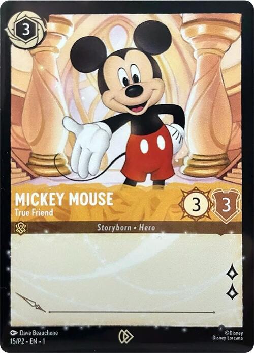 lorcana floodborn card values Mickey Mouse - True Friend