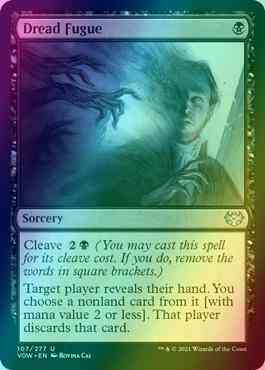 Dread Fugue [107] [Innistrad: Crimson Vow] [Foil] – Face to Face Games