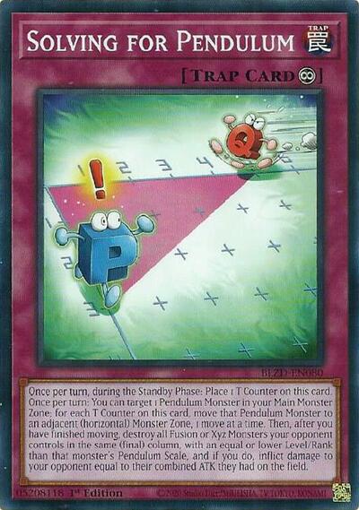 Solving for Pendulum - BLZD-EN080 - Common - 1st Edition