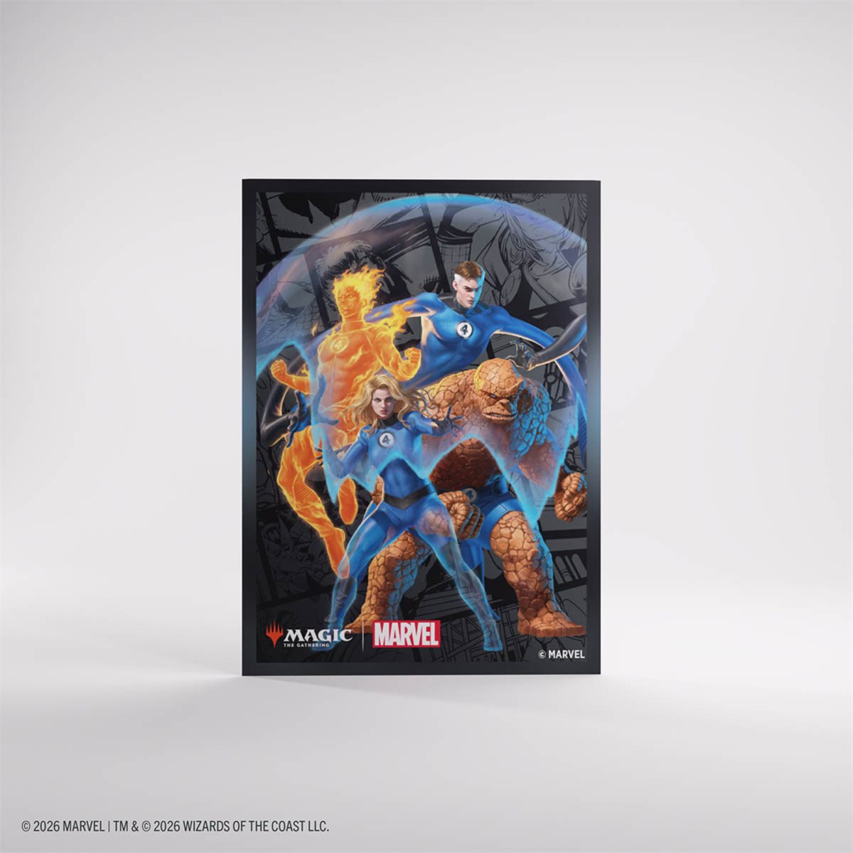 Gamegenic MTG Premium Art Sleeves - Standard Size - 105ct - Marvel Super Heroes - Fantastic Four