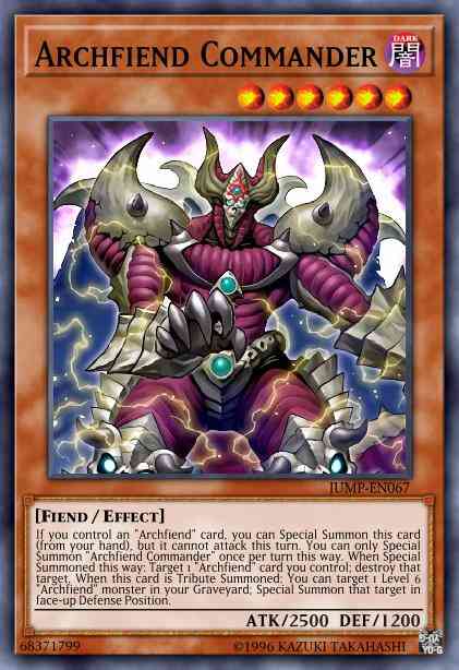 Archfiend Commander - JUMP-EN067 - Ultra Rare - Limited