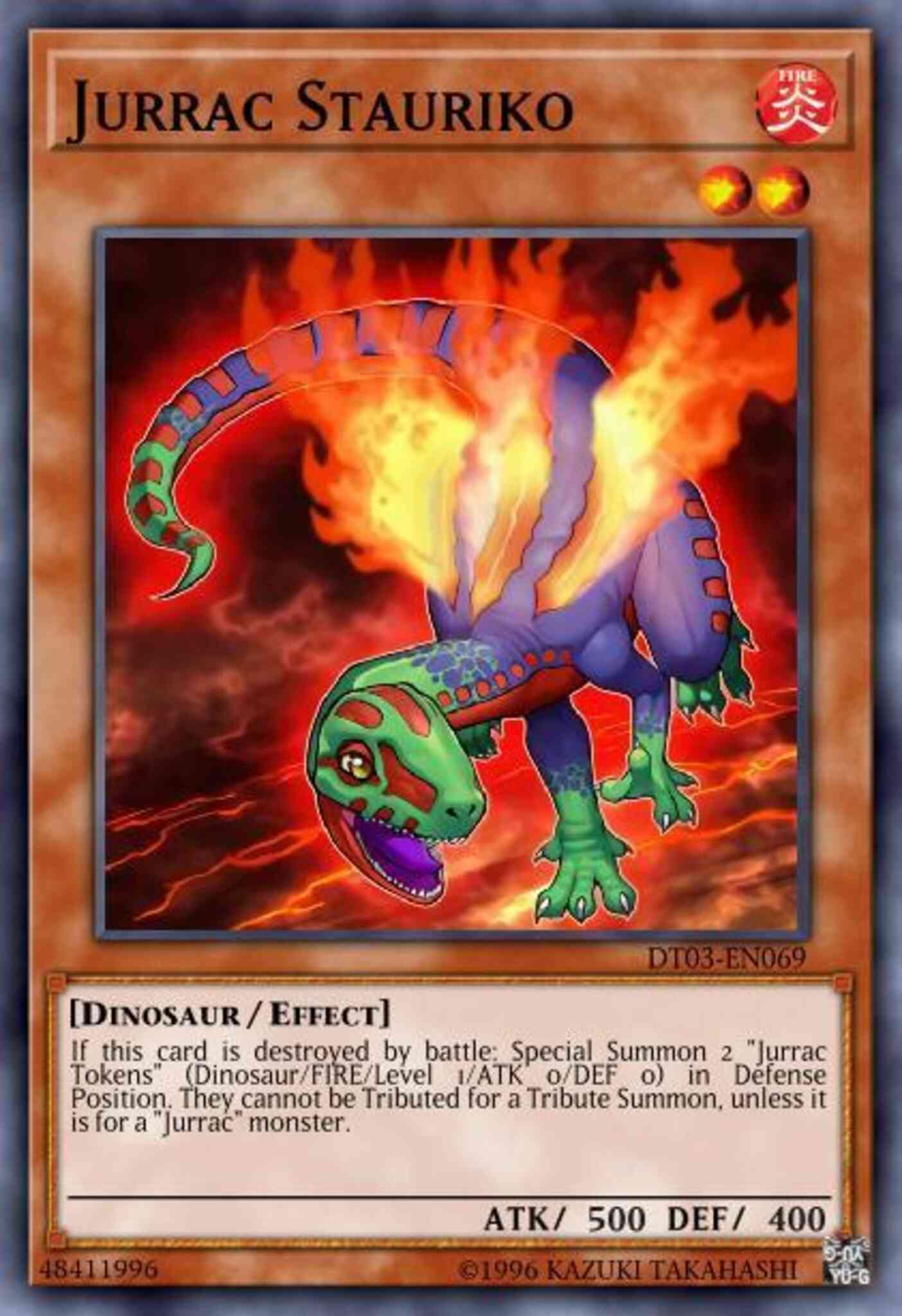 Jurrac Stauriko - SBTK-EN024 - Super Rare - 1st Edition