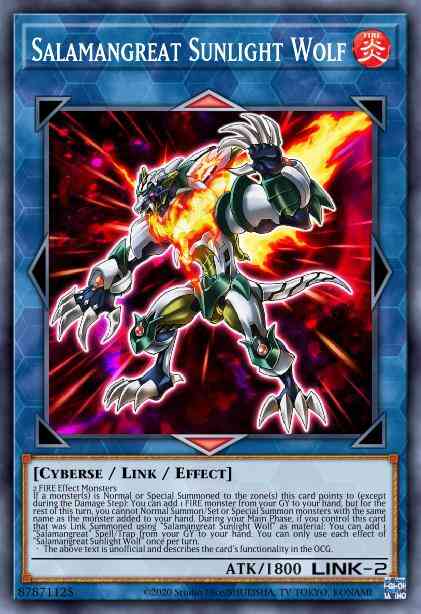 Salamangreat Sunlight Wolf - SAST-EN048 - Rare - 1st Edition