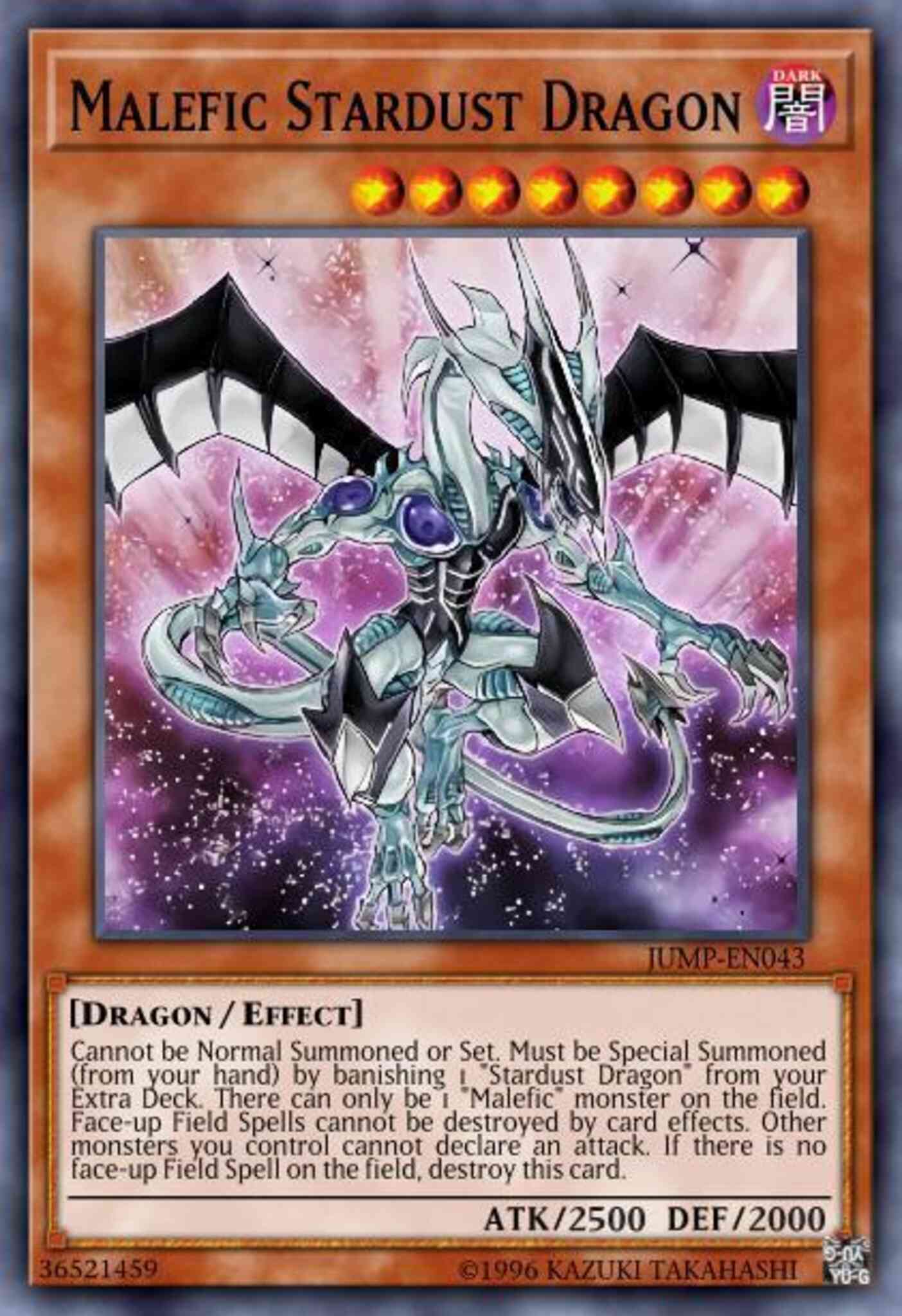 Malefic Stardust Dragon - JUMP-EN043 - Ultra Rare - Limited