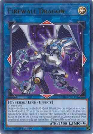 Firewall Dragon - Purple - Alternate Art - MGED-EN141 - Rare - 1st Edition