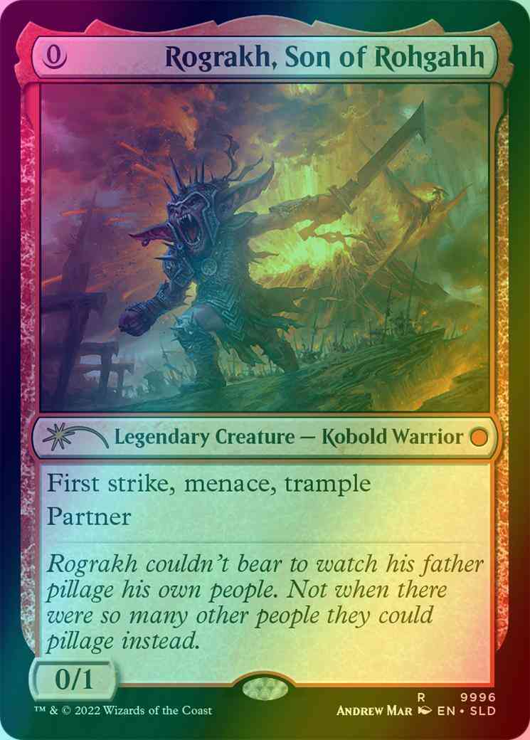 mtg rograkh son of rohgahh commander deck Rograkh, Son of Rohgahh [9996] [Left-Handed] [Secret Lair Drop] [Foil] –  Face to Face Games