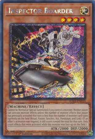 Inspector Boarder - RA01-EN010 - Platinum Secret Rare - 1st Edition