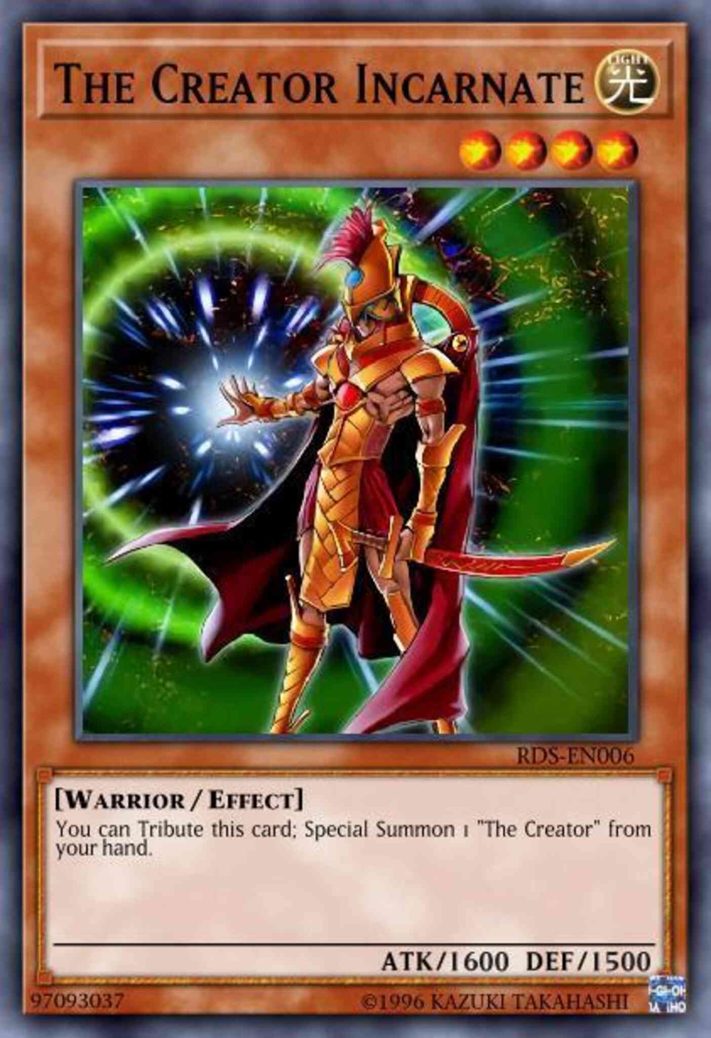 The Creator Incarnate - RDS-EN006 - Common - 1st Edition