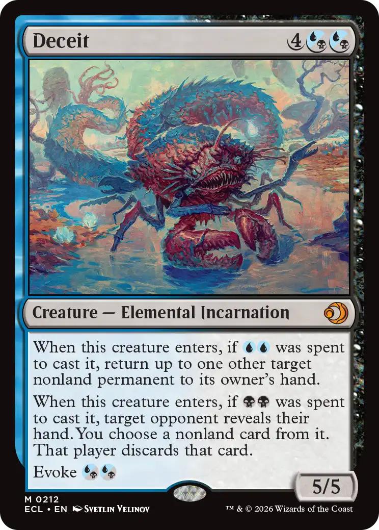 MTG　欺瞞/Deceit Deceit [212] [Lorwyn Eclipsed] [Non-Foil] – Face to Face Games