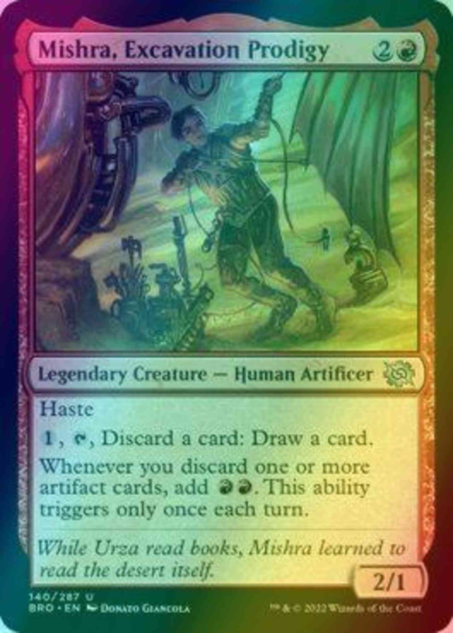 Mishra, Excavation Prodigy [140] [The Brothers' War] [Foil] – Face to Face  Games