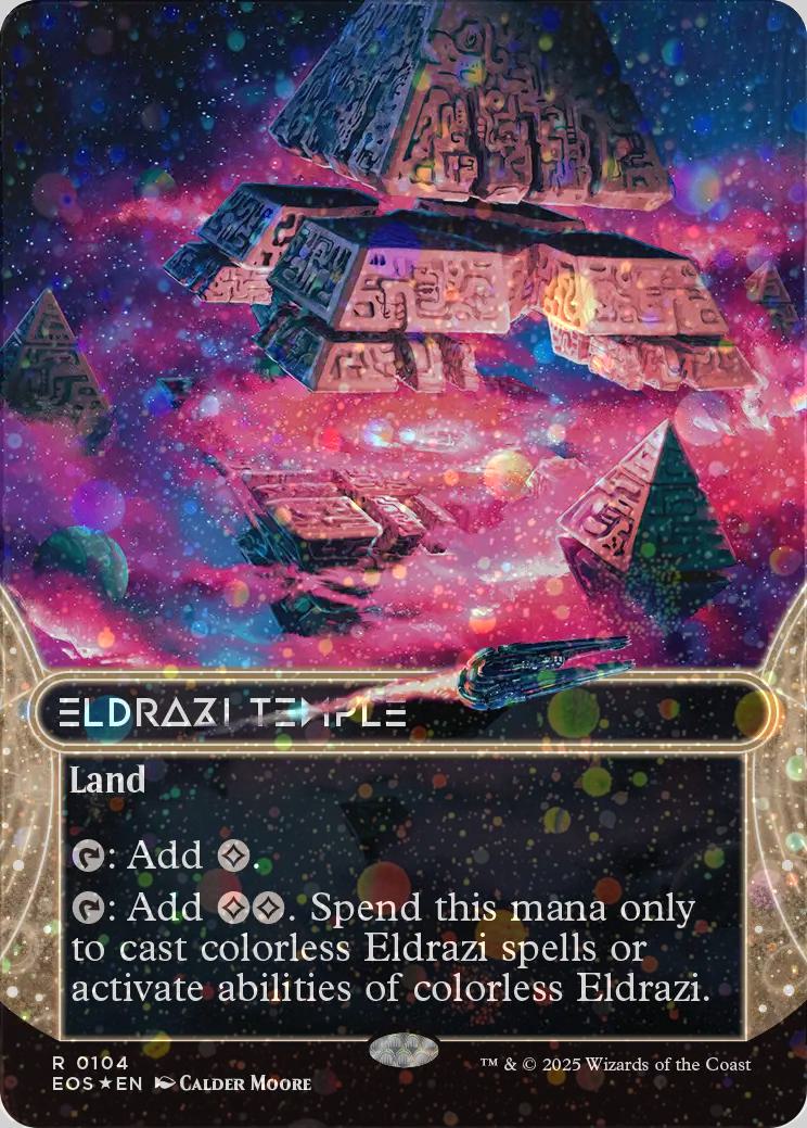 Eldrazi Temple [104] [Borderless] [Edge of Eternities: Stellar