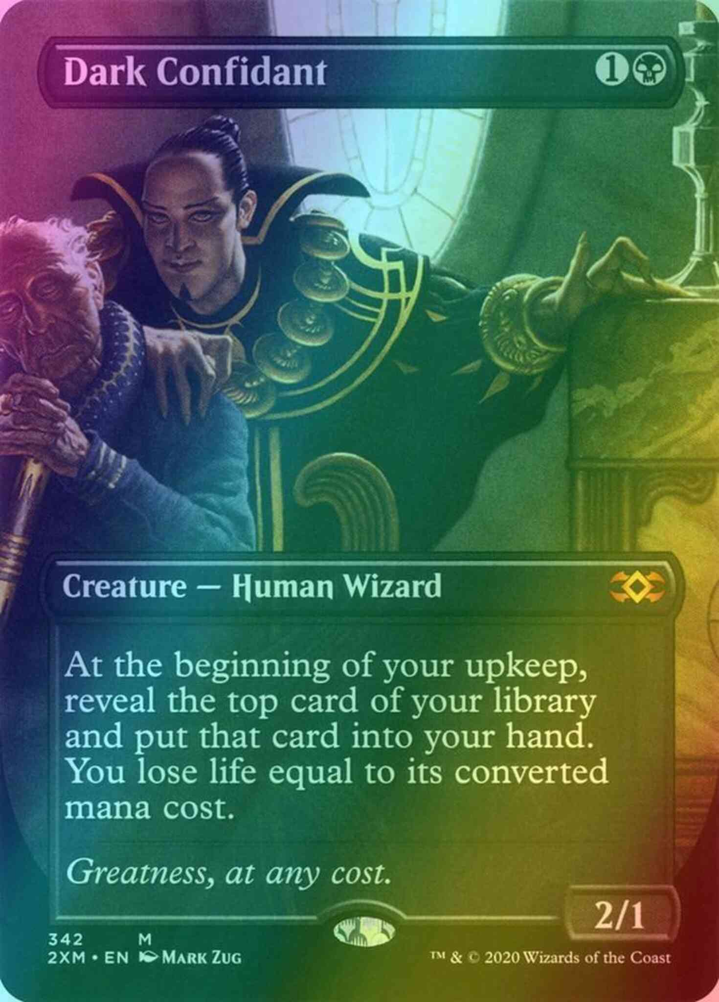 mtg dark confidant final fantasy Dark Confidant [342] [Borderless] [Double Masters] [Foil] – Face to Face  Games