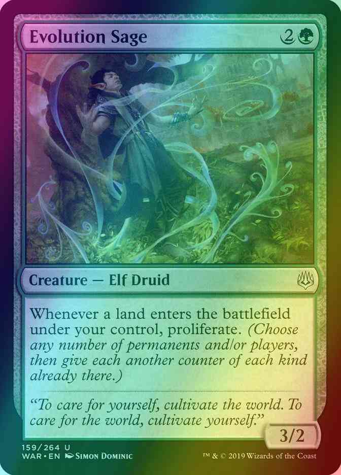 Evolution Sage [159] [War of the Spark] [Foil] – Face to Face Games
