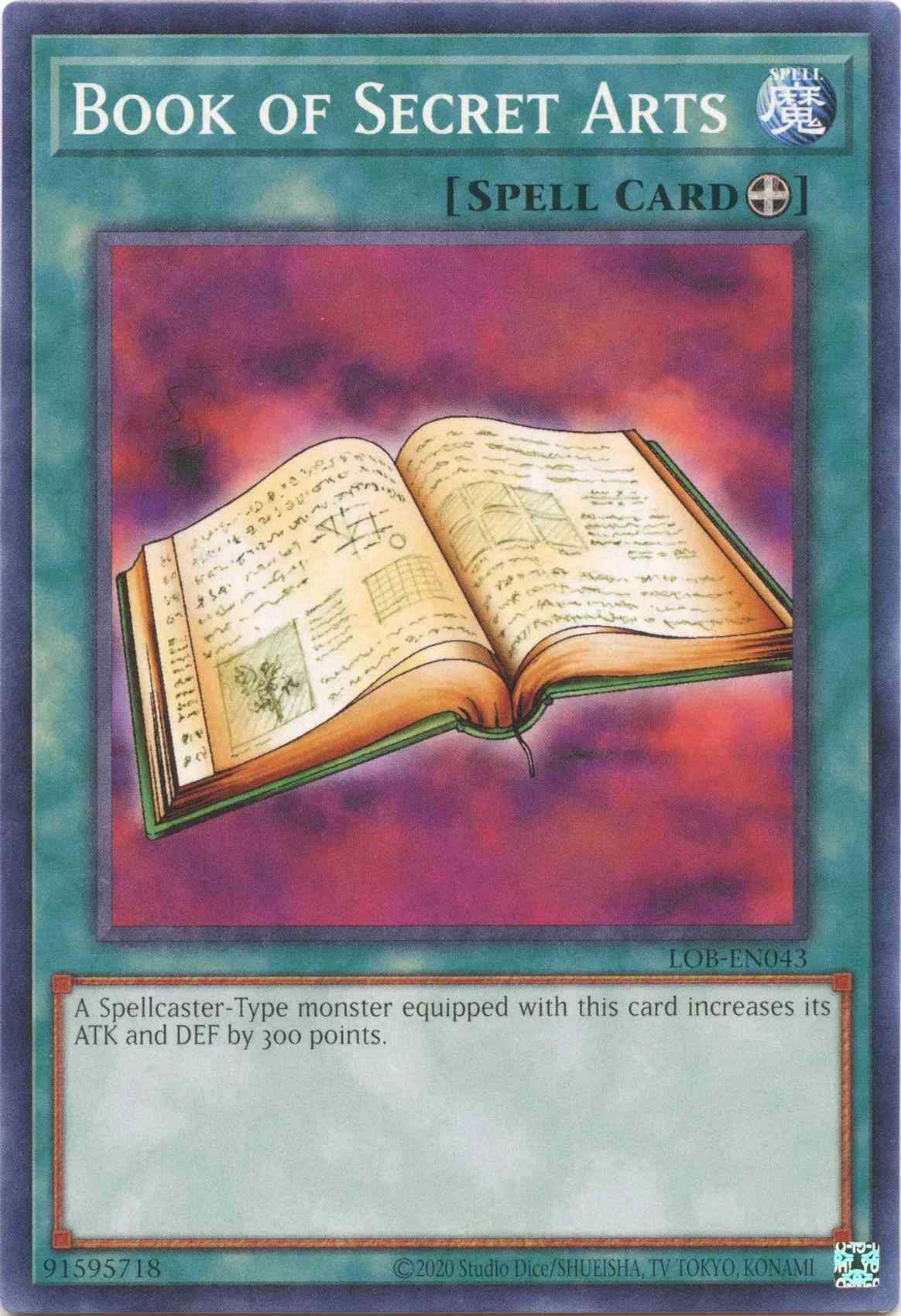 Book of Secret Arts - 25th Anniversary - LOB-EN043 - Common - Unlimited