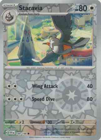 pokemon staravia card Staravia - 149/198