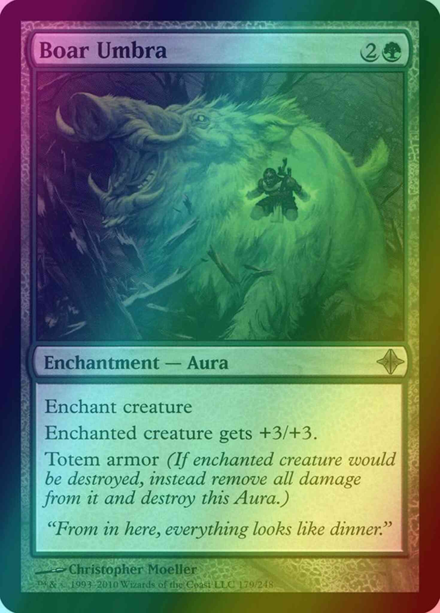 Boar Umbra [179] [Rise Of The Eldrazi] [Foil] – Face to Face Games