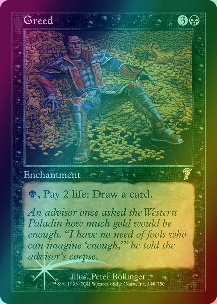 Greed [140x] [Seventh Edition] [Foil] – Face to Face Games