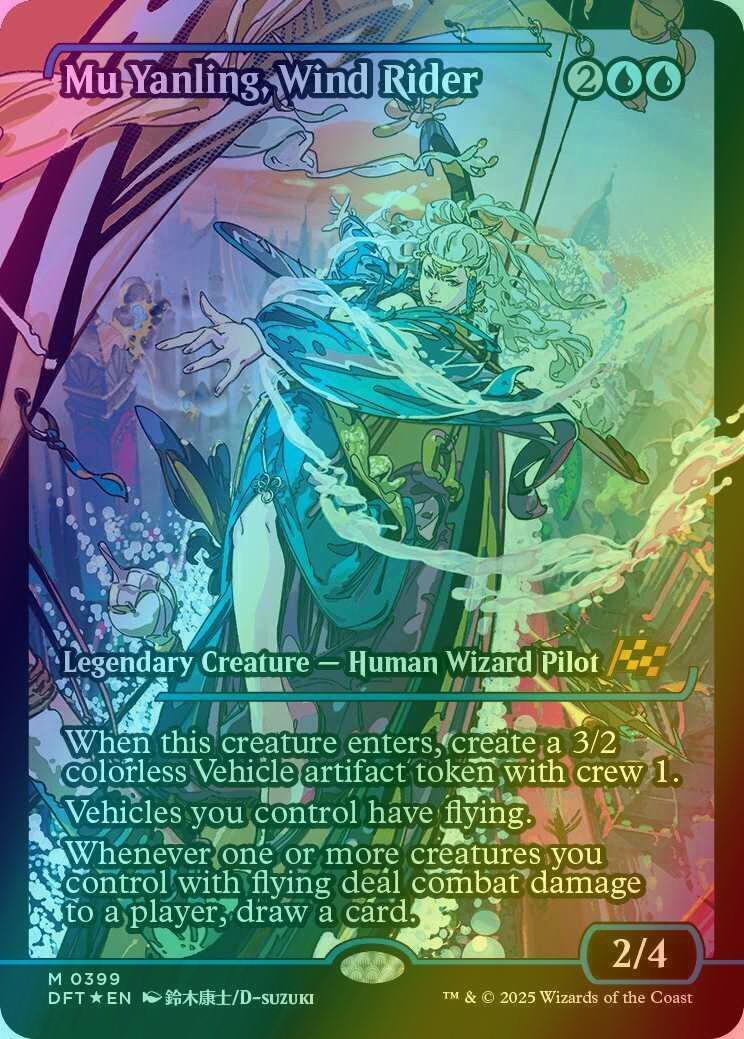 Mu Yanling, Wind Rider [399] [Japan Showcase] [Aetherdrift] [Foil