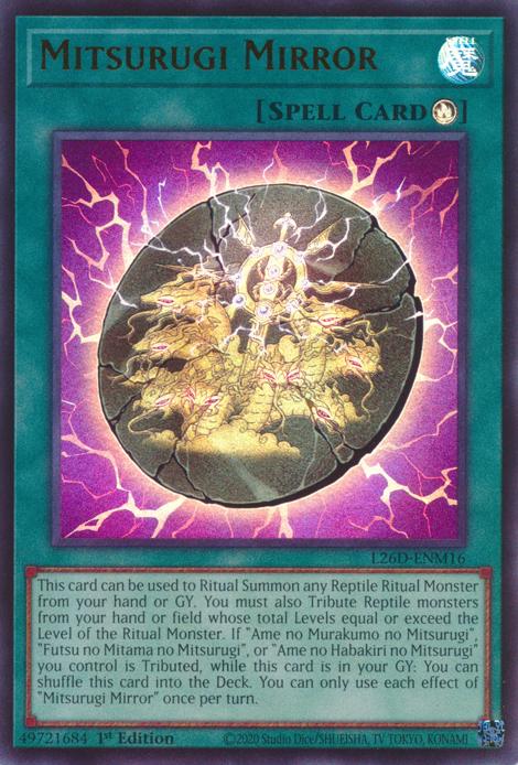 Mitsurugi Mirror - L26D-ENM16 - Ultra Rare - 1st Edition