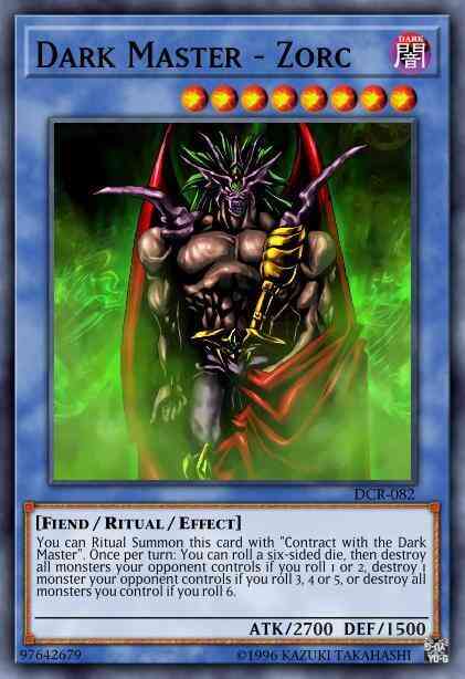 Dark Master - Zorc - DR1-EN244 - Super Rare - Unlimited