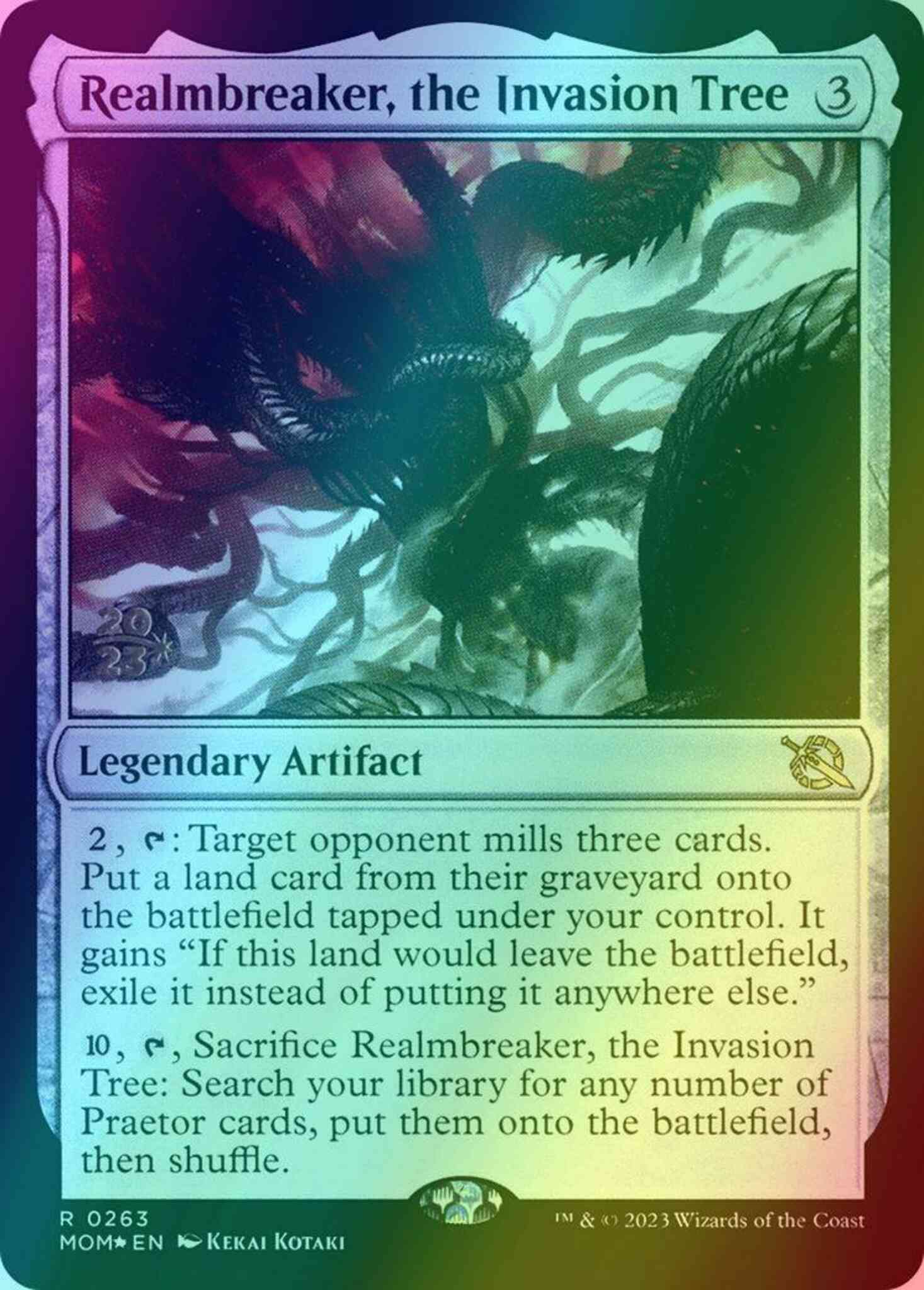 Realmbreaker, the Invasion Tree [263s] [Prerelease] [March of the Machine:  Promos] [Foil] – Face to Face Games