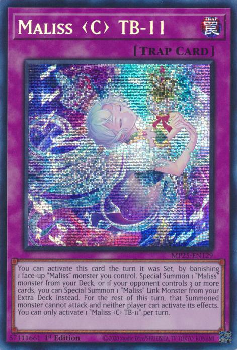 Maliss <C> TB-11 - MP25-EN129 - Prismatic Secret Rare - 1st Edition