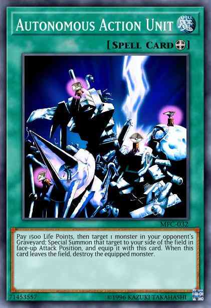 Autonomous Action Unit - BP02-EN140 - Mosaic Rare - Unlimited