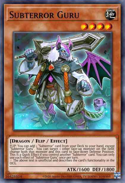 Subterror Guru - BLHR-EN084 - Ultra Rare - 1st Edition