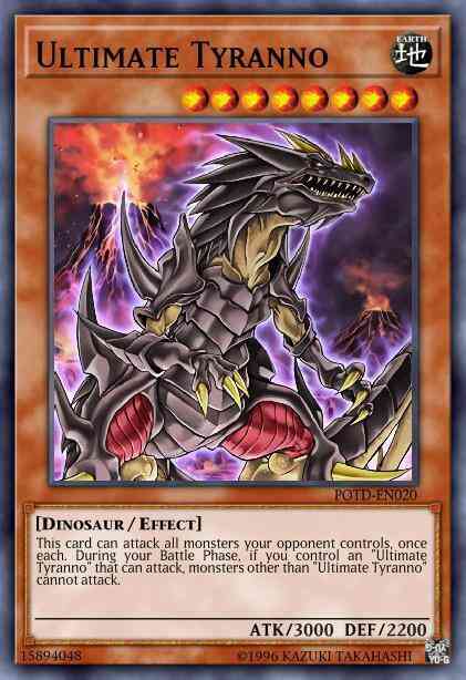 Ultimate Tyranno (Blue) - DL13-EN010 - Rare - Unlimited