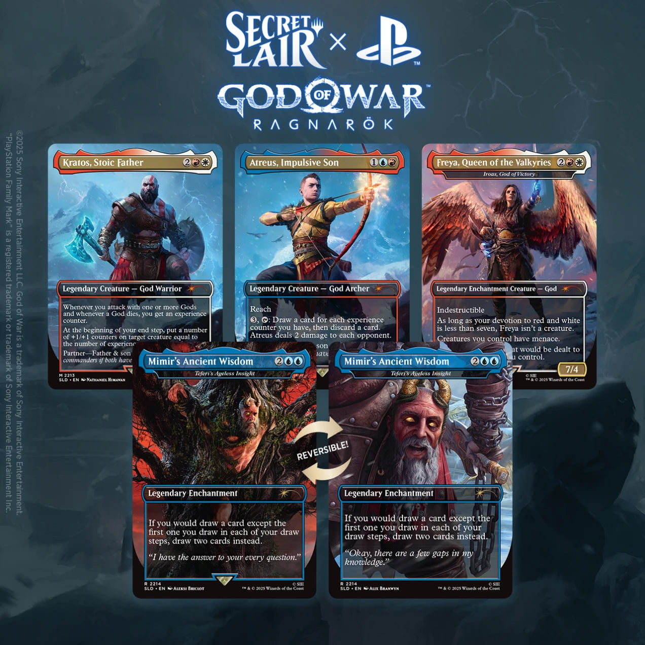 マジック：ザ・ギャザリング MTG secret lair God of War: NORSE Secret Lair Drop Series - Secret Lair x God of War: Norse – Face