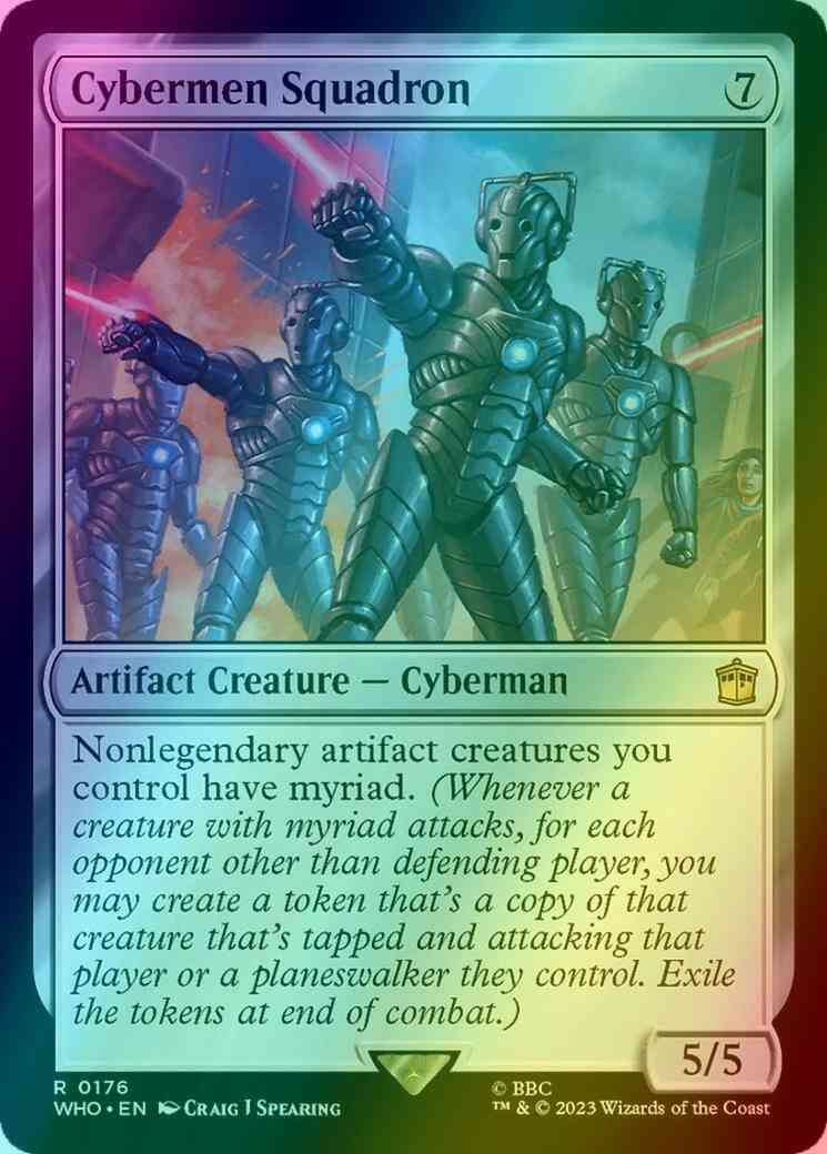 cyberman cards mtg Cybermen Squadron [176] [Universes Beyond: Doctor Who] [Foil] – Face to  Face Games