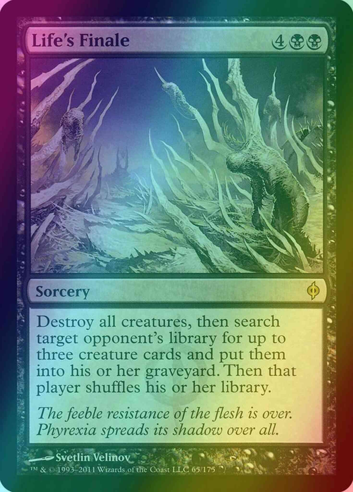 Life's Finale [65] [New Phyrexia] [Foil]  Face to Face Games