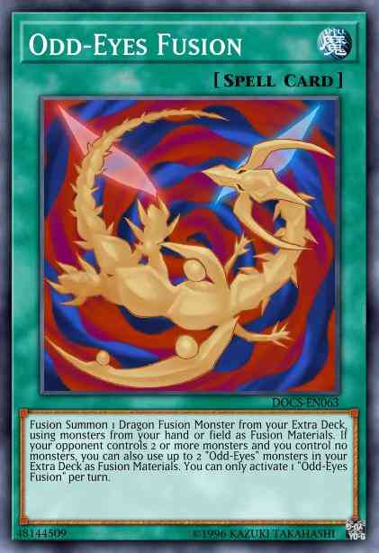 Odd-Eyes Fusion - DOCS-EN063 - Secret Rare - Unlimited