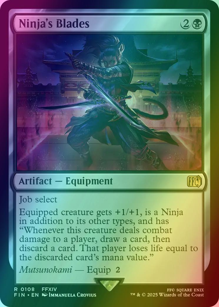 Ninja's Blades [108] [FINAL FANTASY] [Foil] – Face to Face Games