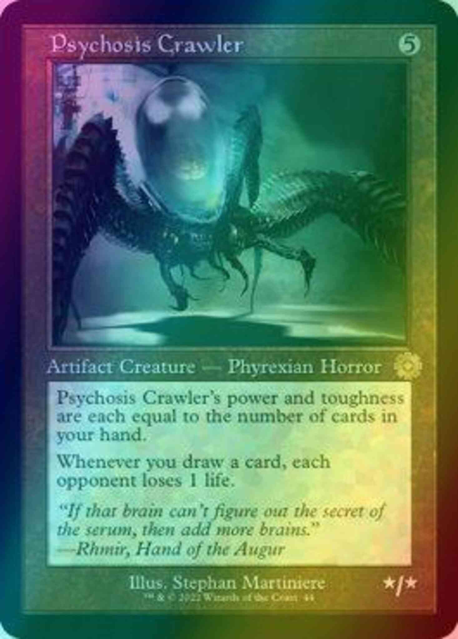 Psychosis Crawler [44] [Retro Frame] [The Brothers' War Retro Artifacts]  [Foil] – Face to Face Games