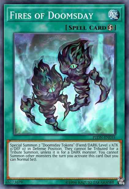 Fires of Doomsday (Green) - DL15-EN014 - Rare - Unlimited