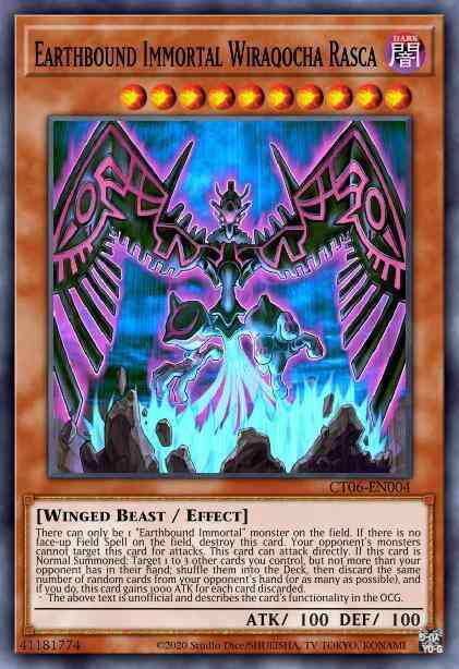 Earthbound Immortal Wiraqocha Rasca - CT06-EN004 - Secret Rare - Limited