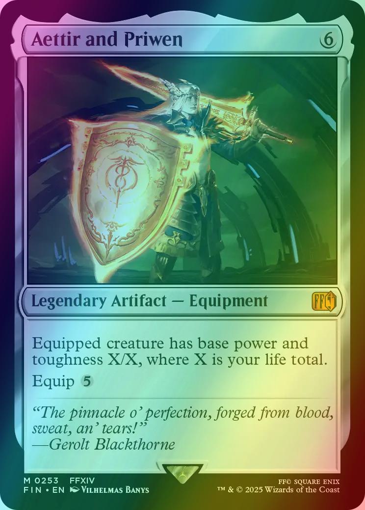 mtg final fantasy aettir and priwen Magic The Gathering - Universes Beyond - Aettir and Priwen is wild