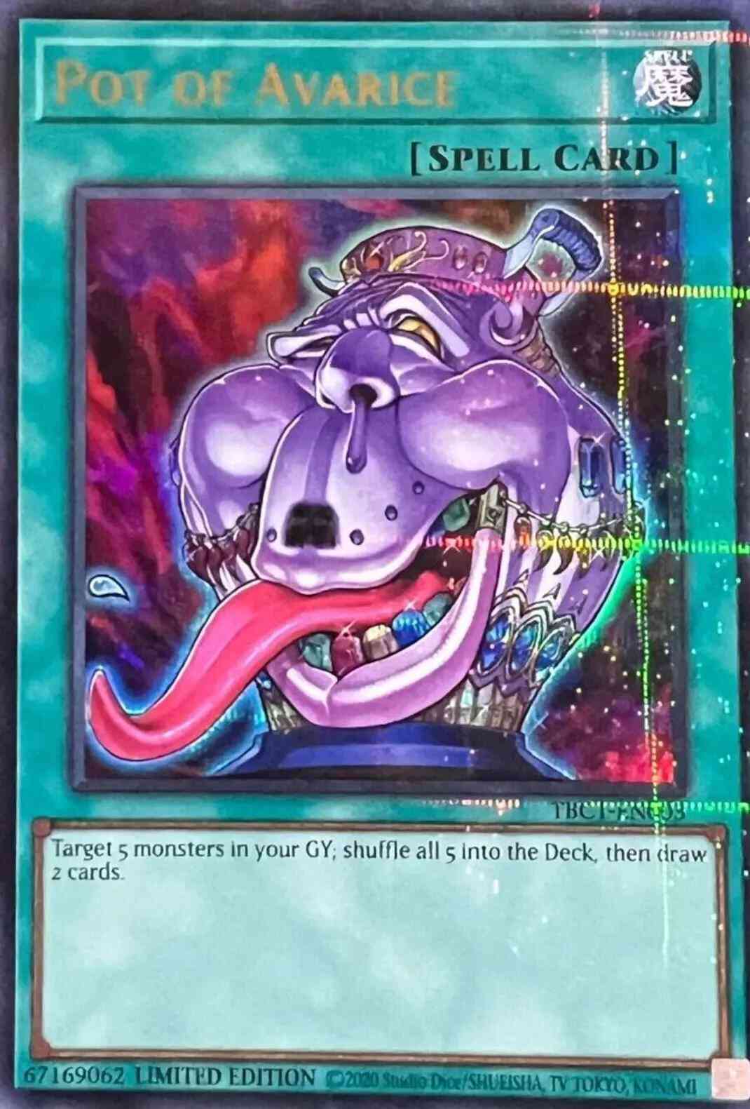 Pot of Avarice - TBC1-EN003 - Ultra Parallel Rare - Limited