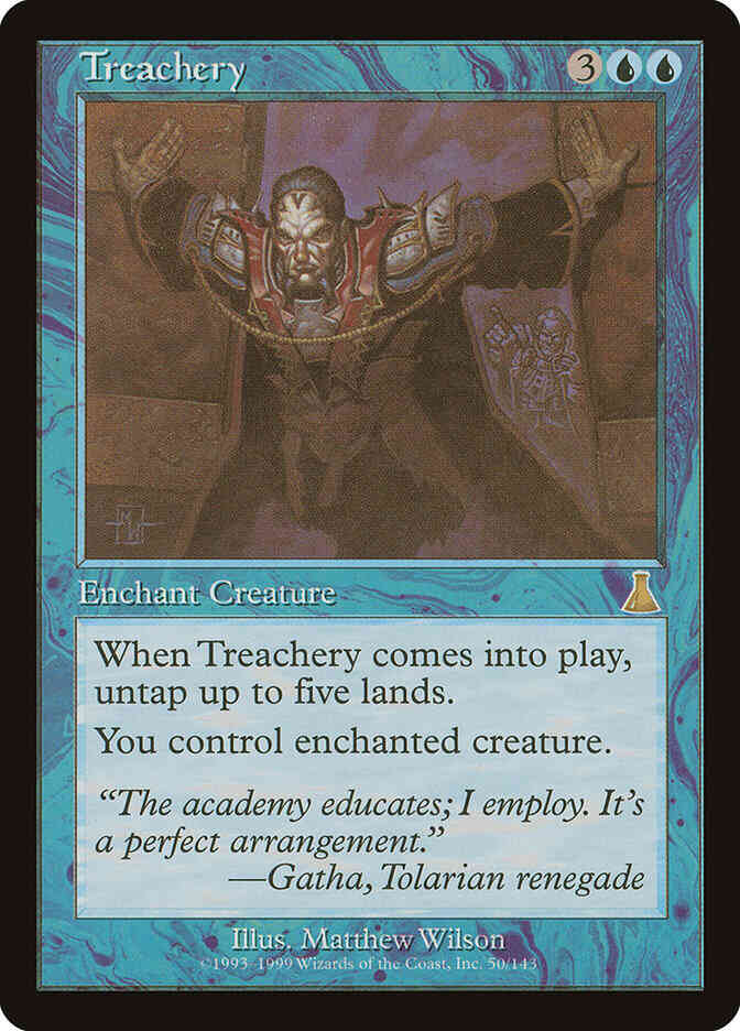 Treachery [50] [Urza's Destiny] [Non-Foil] – Face to Face Games