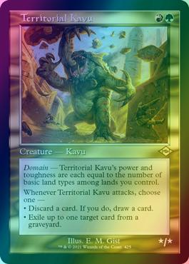 Territorial Kavu [425] [Retro Frame] [Modern Horizons 2] [Etched Foil] –  Face to Face Games