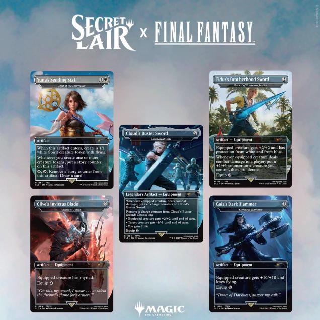 mtg final fantasy drop Secret Lair Series The First Chapter Booster Text:English STARTER DECKS