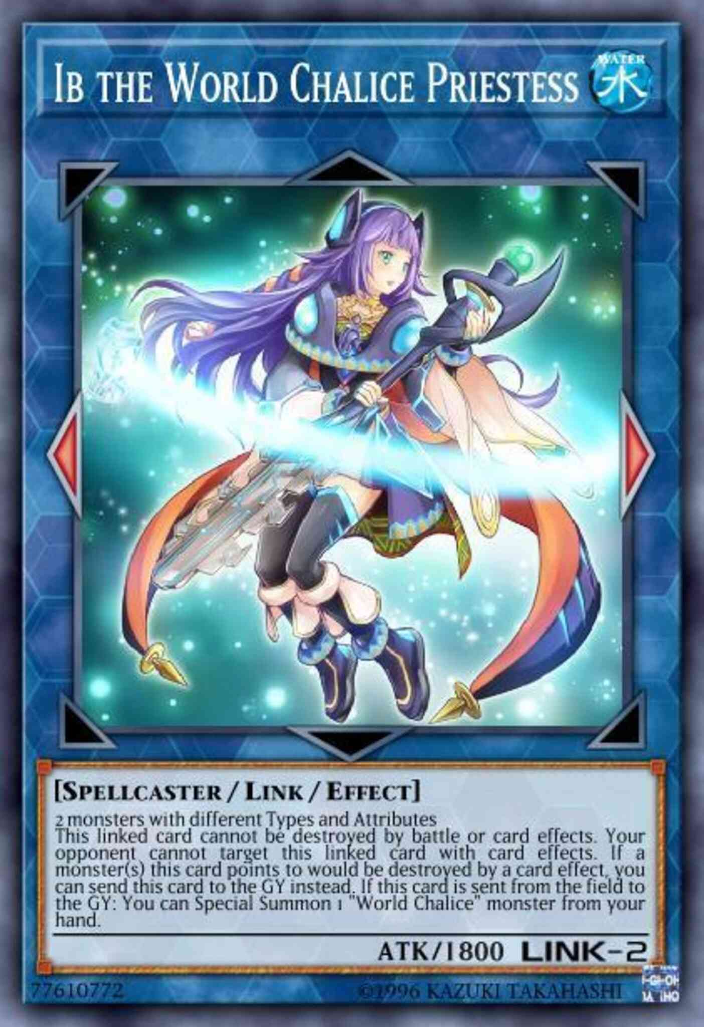 Ib the World Chalice Priestess - MP18-EN067 - Super Rare - 1st Edition