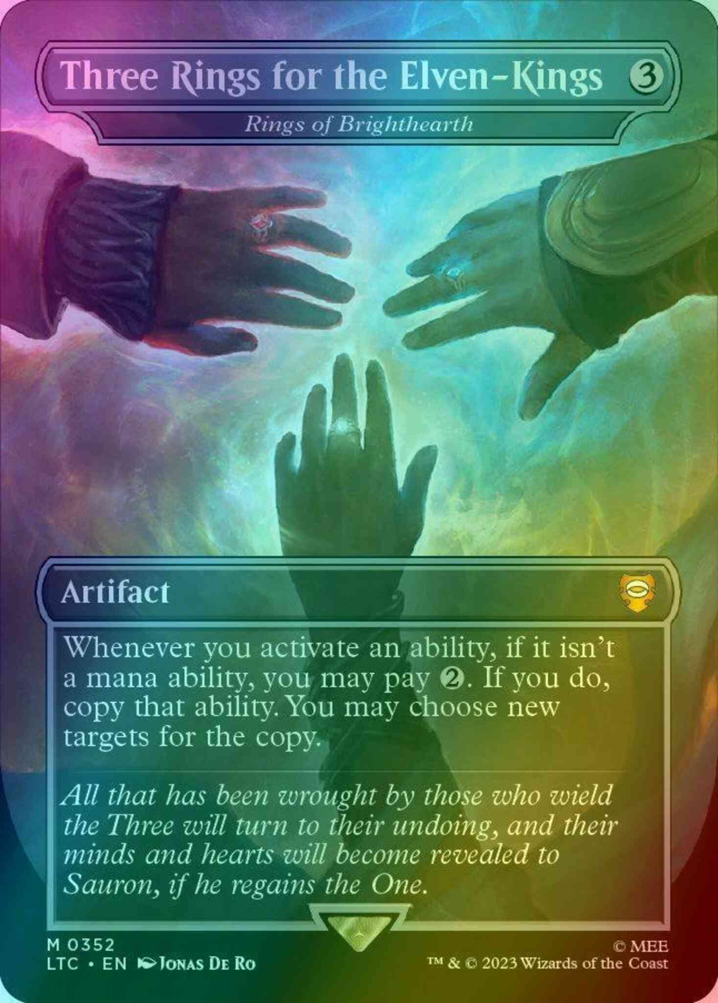 Art The Three Elven Rings Three Rings For The Elven-Kings Rings Of